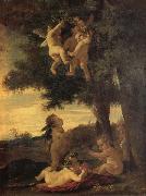 Nicolas Poussin Cupids and Genii oil painting artist